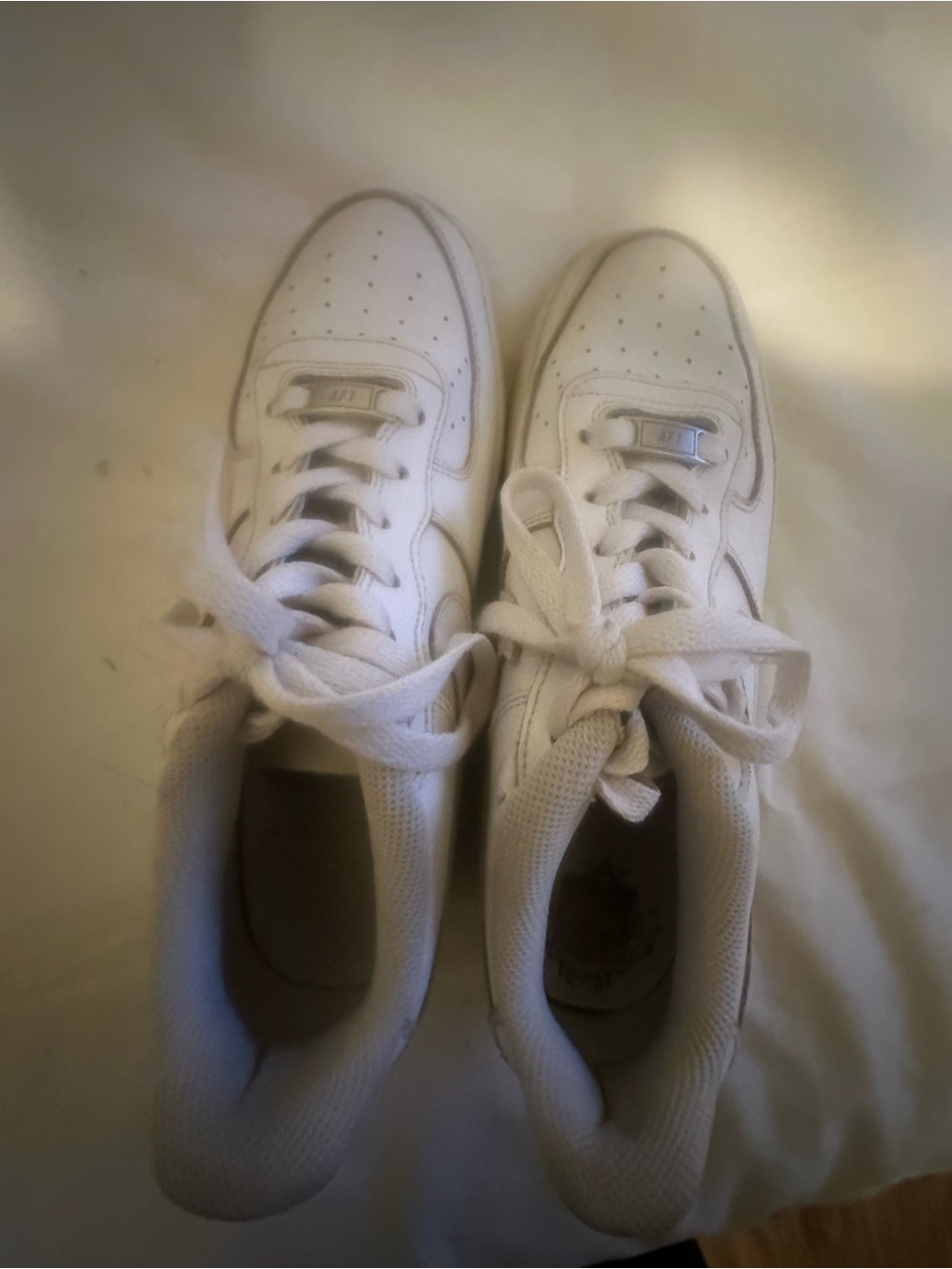 Nike Kids White Low-Top Lace Sneakers